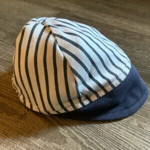 ⭐️ 5 for $15 Striped Light Blue & Navy Blue Cap